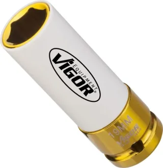 Головка ударна 1/2" 19 мм для шиномонтажу 85 мм (хромована) VIGOR V2473