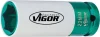 Головка ударна 1/2" 22 мм для шиномонтажу 85 мм (хромована) VIGOR V2475 (фото 2)