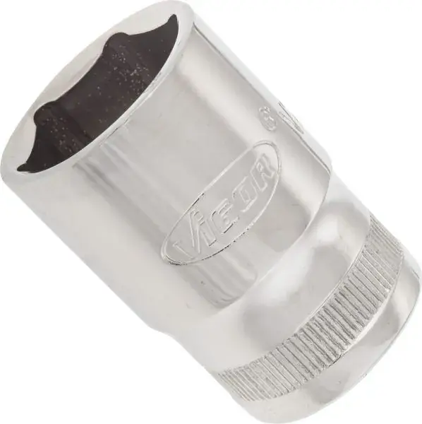 Головка торцева 1/2" 19 мм (хромована) VIGOR V2565N (фото 1)
