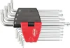 Набір ключів Г-под. Torx з круглим кінцем T10-T50 VIGOR V4708 (фото 3)