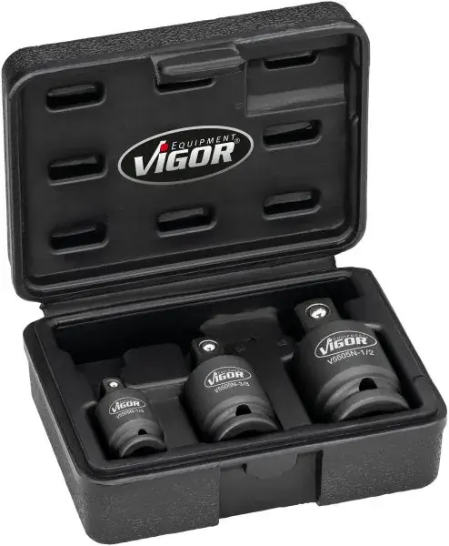 Набір ударних карданів посилених 1/2"-1/4"-3/8" VIGOR V5505N (фото 1)