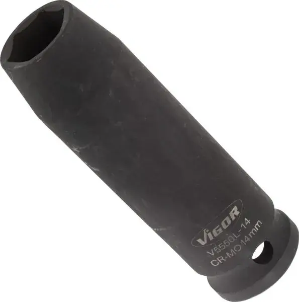 Головка торцева ударна 1/2" 14 мм Long 85 мм VIGOR V5550L-14 (фото 1)