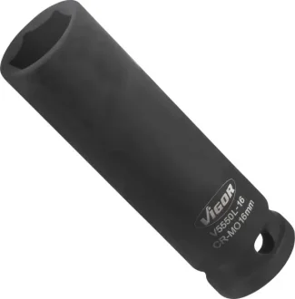 Головка торцева ударна 1/2" 16 мм Long 85 мм VIGOR V5550L-16