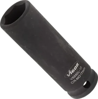 Головка торцева ударна 1/2" 17 мм Long 85 мм VIGOR V5550L-17