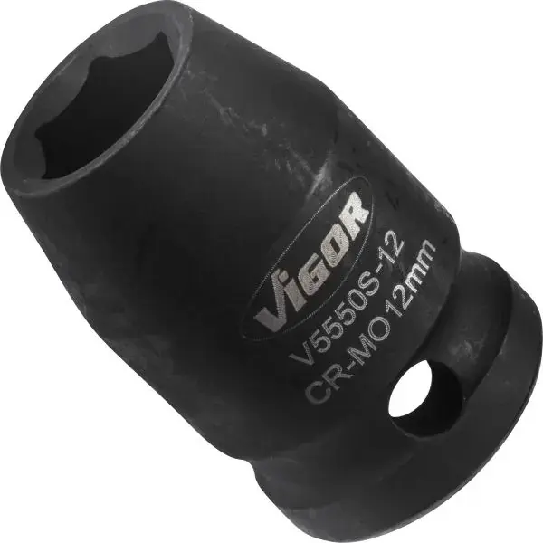 Головка торцева ударна 1/2" 12 мм VIGOR V5550S-12 (фото 1)