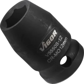 Головка торцева ударна 1/2" 12 мм VIGOR V5550S-12
