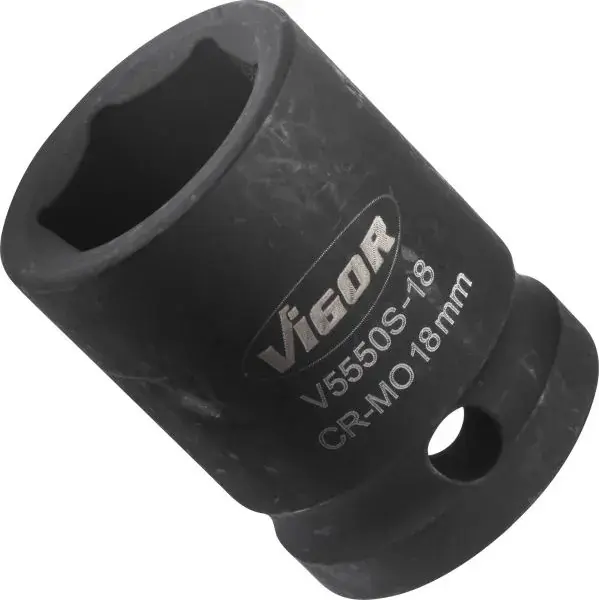 Головка торцева ударна 1/2" 18 мм VIGOR V5550S-18 (фото 1)