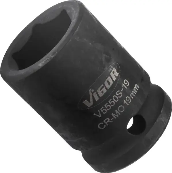 Головка торцева ударна 1/2" 19 мм VIGOR V5550S-19 (фото 1)