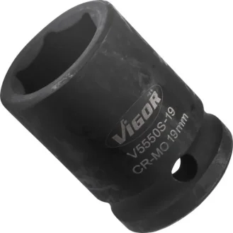 Головка торцева ударна 1/2" 19 мм VIGOR V5550S-19