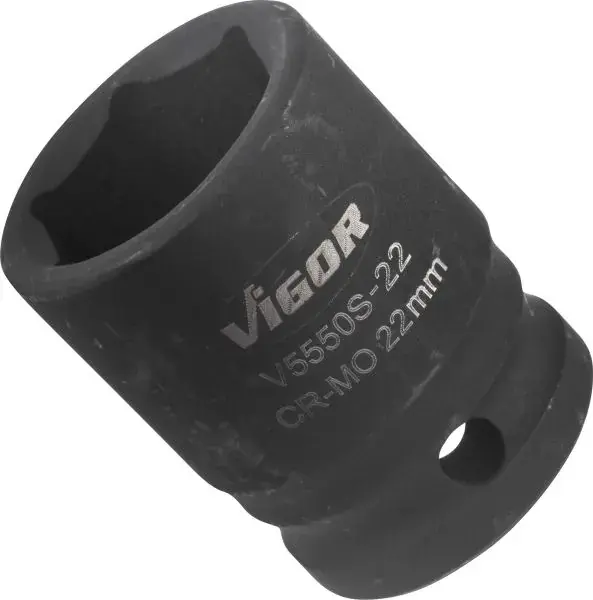 Головка торцева ударна 1/2" 22 мм VIGOR V5550S-22 (фото 1)