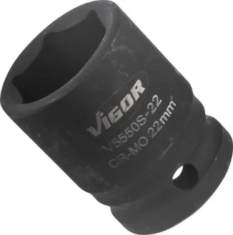 Головка торцева ударна 1/2" 22 мм VIGOR V5550S-22
