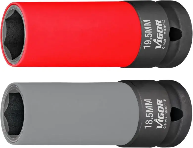 Набір ударних головок 1/2" для шиномонтажу 18,5-19,5 мм VIGOR V6309 (фото 1)