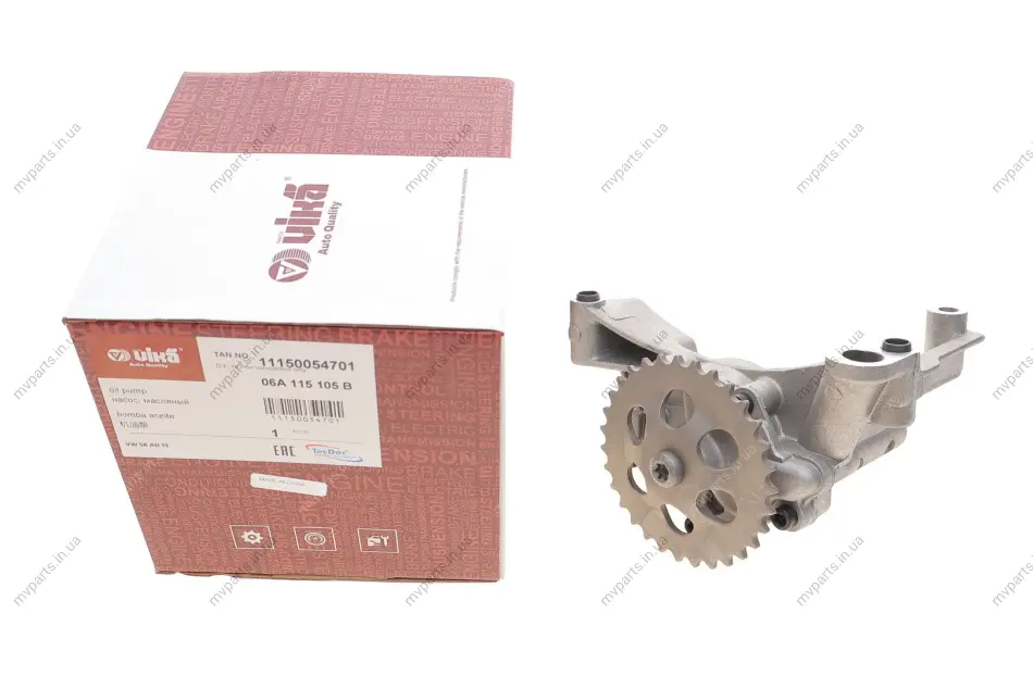 Насос масляний VW T5/Caddy II/III/Touran/Passat/Golf 1.6-2.0 94- VIKA Vika 11150054701 (фото 1)