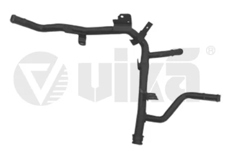 Патрубок системи охолодження Skoda Octavia/VW Golf IV 1.9 TDI 98-10 VIKA Vika 11210636601