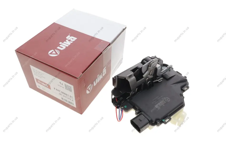 Замок дверей (передніх/R) Skoda Octavia 96-10/VW Golf/Passat 97-06 VIKA Vika 98370095101 (фото 1)