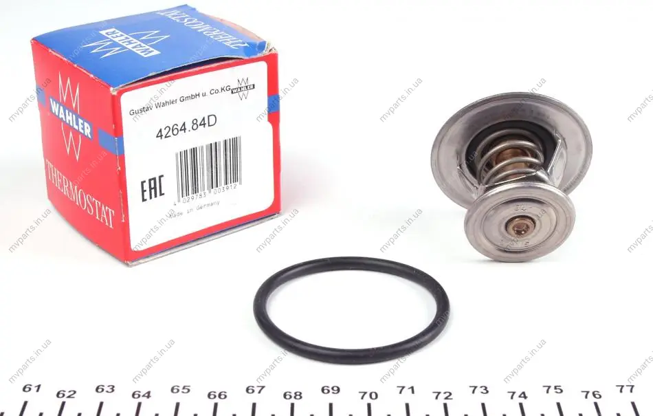 Термостат Seat Toledo/VW Golf II/III 1.0-2.0 -99 4264.84D WAHLER 4264-84D (фото 1)