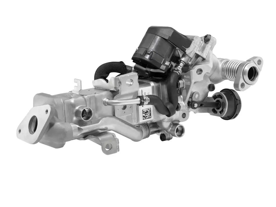 Радіатор рециркуляції ВГ з клапаном EGR BMW 3 (F30)/5 (F10) 09-18 (N47/B47/N57) WAHLER 792001D (фото 1)