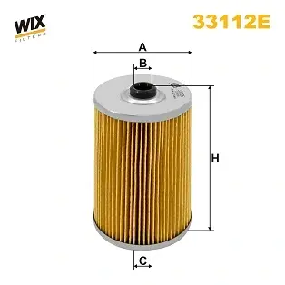 Фільтр паливний Man F90/Lions/NG/SL/Neoplan Transliner/John Deere GN/K/KDV/KV/LM/SL Serie 85- WIX FILTERS 33112E (фото 1)