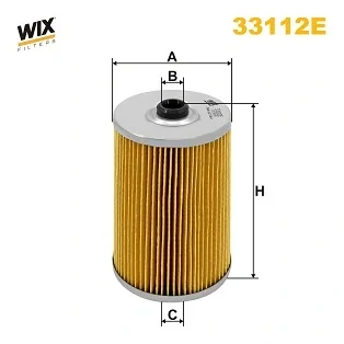 Фільтр паливний Man F90/Lions/NG/SL/Neoplan Transliner/John Deere GN/K/KDV/KV/LM/SL Serie 85- WIX FILTERS 33112E