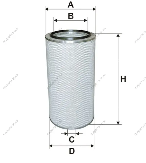 Фільтр повітряний Iveco Stralis/Trakker 04- WIX FILTERS 42481E (фото 1)
