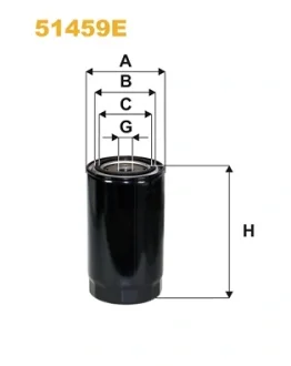 Фільтр масляний VW LT 2.7 D 75-80 WIX FILTERS 51459E