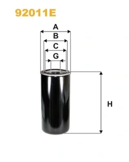Фільтр масляний DAF 85 CF/95 XF 97-02 WIX FILTERS 92011E