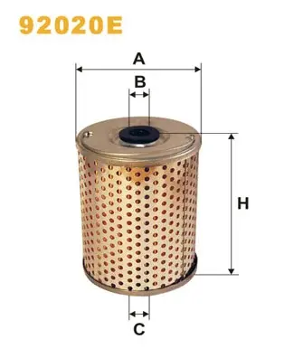 Фільтр масляний Daf/Iveco/Man/MB/Scania/Tatra/Volvo WIX FILTERS 92020E (фото 1)