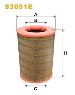 Фільтр повітрянийScania G/P/R/T/4-series 96- WIX FILTERS 93091E