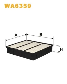 Фільтр повітряний MITSUBISHI COLT /AP172 (вир-во WIX-FILTERS) WIX FILTERS WA6359