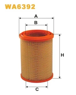 Фільтр повітряний /211 (вир-во WIX-FILTERS) WIX FILTERS WA6392