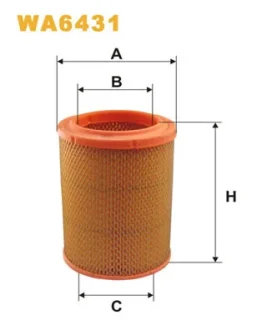 Фільтр повітряний DACIA 1.3 /AR252 (вир-во WIX-FILTERS) WIX FILTERS WA6431