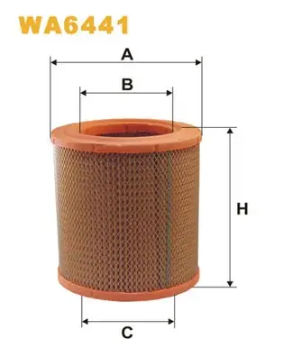Фільтр повітряний CITROEN, PEUGEOT /AR263 (вир-во WIX-FILTERS UA) WIX FILTERS WA6441 (фото 1)