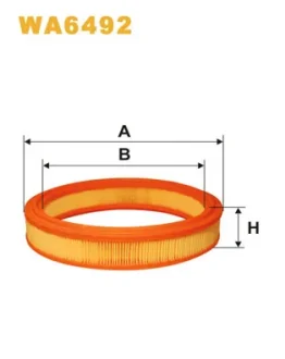 Фільтр повітряний /324 (вир-во WIX-FILTERS) WIX FILTERS WA6492
