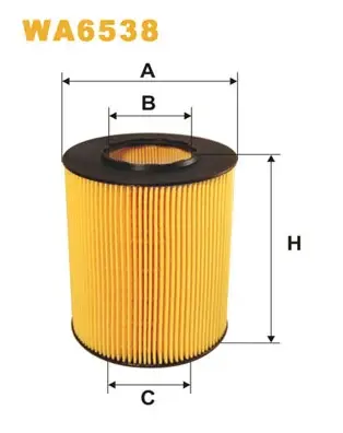 Фільтр повітряний MERCEDES /AR327/1 (вир-во WIX-FILTERS) WIX FILTERS WA6538 (фото 1)