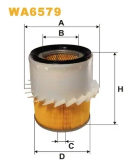 Фільтр повітряний MITSUBISHI PAJERO /AM468/4 (вир-во WIX-FILTERS) WIX FILTERS WA6579