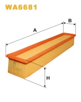 Фільтр повітряний /AP035/3 (вир-во WIX-FILTERS) WIX FILTERS WA6681