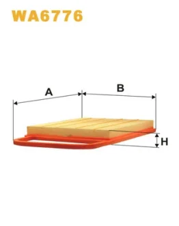 Фільтр повітряний /AP183/1 (вир-во WIX-FILTERS) WIX FILTERS WA6776