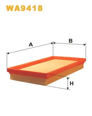 Фільтр повітряний /AP182/4 (вир-во WIX-FILTERS) WIX FILTERS WA9418 (фото 1)