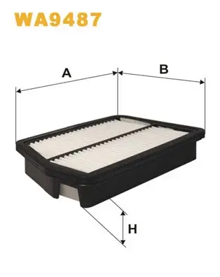 Фільтр повітряний AP082/7/ (вир-во WIX-FILTERS) WIX FILTERS WA9487 (фото 1)