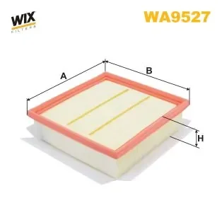 Фільтр повітряний /072/2 (вир-во WIX-FILTERS) WIX FILTERS WA9527
