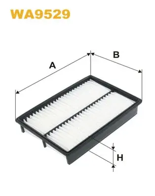 Фільтр повітряний /AP113/2 (вир-во WIX-FILTERS) WIX FILTERS WA9529 (фото 1)