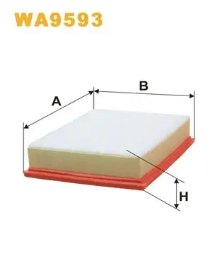 Фільтр повітряний (вир-во WIX-FILTERS) WIX FILTERS WA9593 (фото 1)