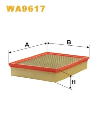 Фільтр повітряний /AP 194/2 (вир-во WIX-FILTERS) WIX FILTERS WA9617 (фото 1)
