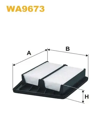 Фільтр повітряний HONDA /AP102/5 (вир-во WIX-FILTERS) WIX FILTERS WA9673 (фото 1)