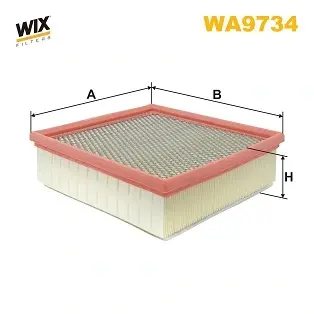 Фільтр повітряний OPEL MERIVA B 1.3-1.7 CDTI 10- (вир-во WIX-FILTERS) WIX FILTERS WA9734 (фото 1)