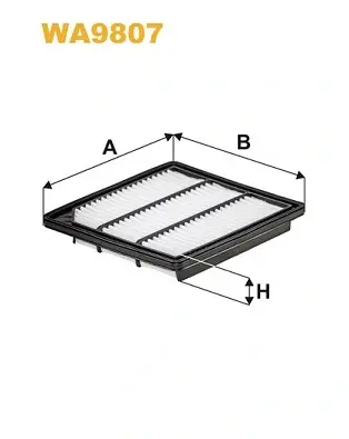 Фільтр повітряний FIAT FREEMONT 2.0 DS 11- (вир-во WIX-FILTERS) WIX FILTERS WA9807 (фото 1)