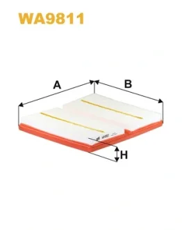 Фільтр повітряний VAG 1.0 TSI 17- (вир-во WIX-FILTERS) WIX FILTERS WA9811