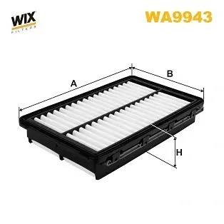 Фільтр повітряний HYUNDAI SONATA 1.6-2.5 20- (вир-во WIX-FILTERS) WIX FILTERS WA9943 (фото 1)