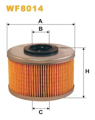 Фільтр паливний RENAULT /PM815/1 (вир-во WIX-FILTERS) WIX FILTERS WF8014 (фото 1)