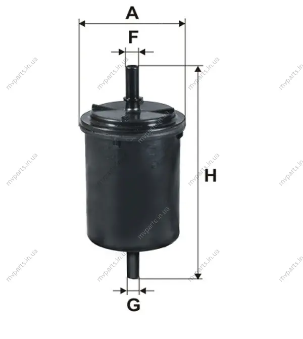 Фільтр паливний Renault Kangoo 1.2-1.6i 97- WIX FILTERS WF8034 (фото 1)